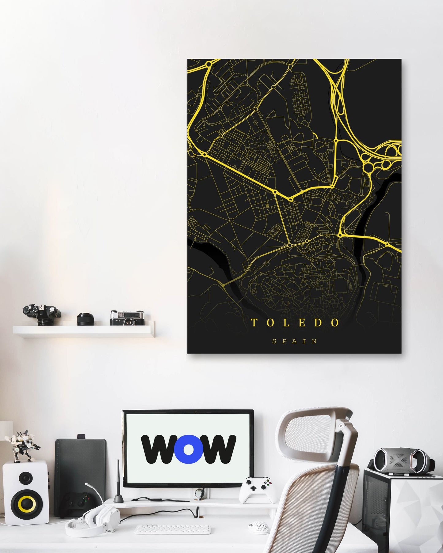 Toledo maps art - @SanDee15
