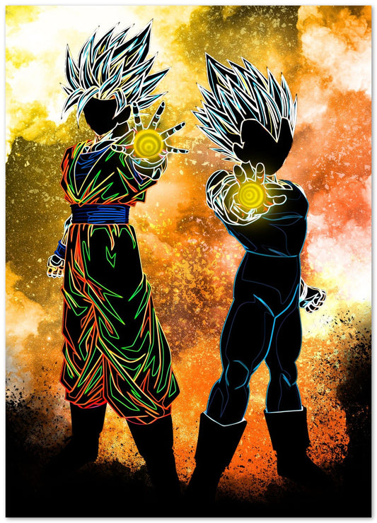 Soul of the goku and vegeta - @SanDee15