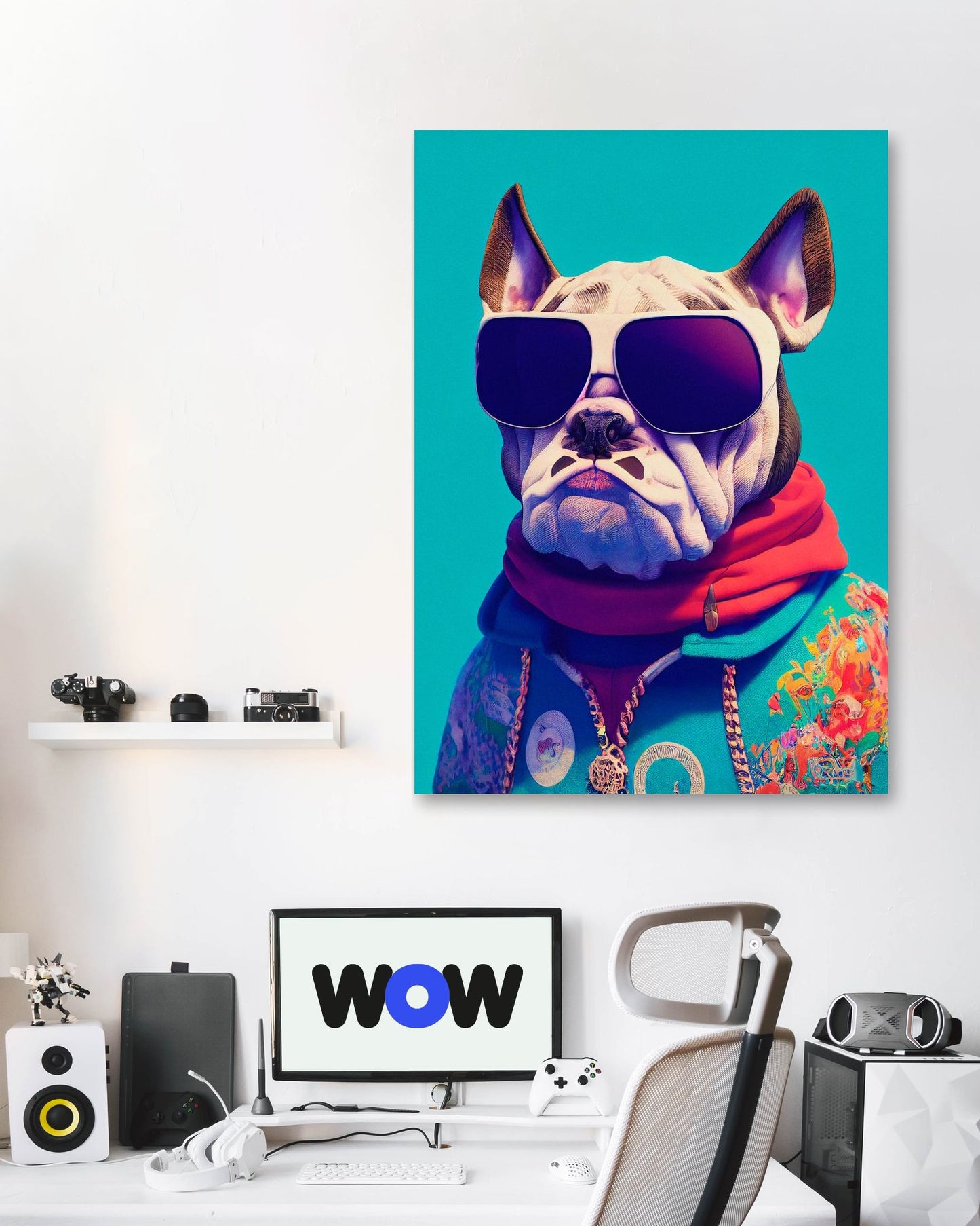 Bulldog Atompunk - @Artnesia