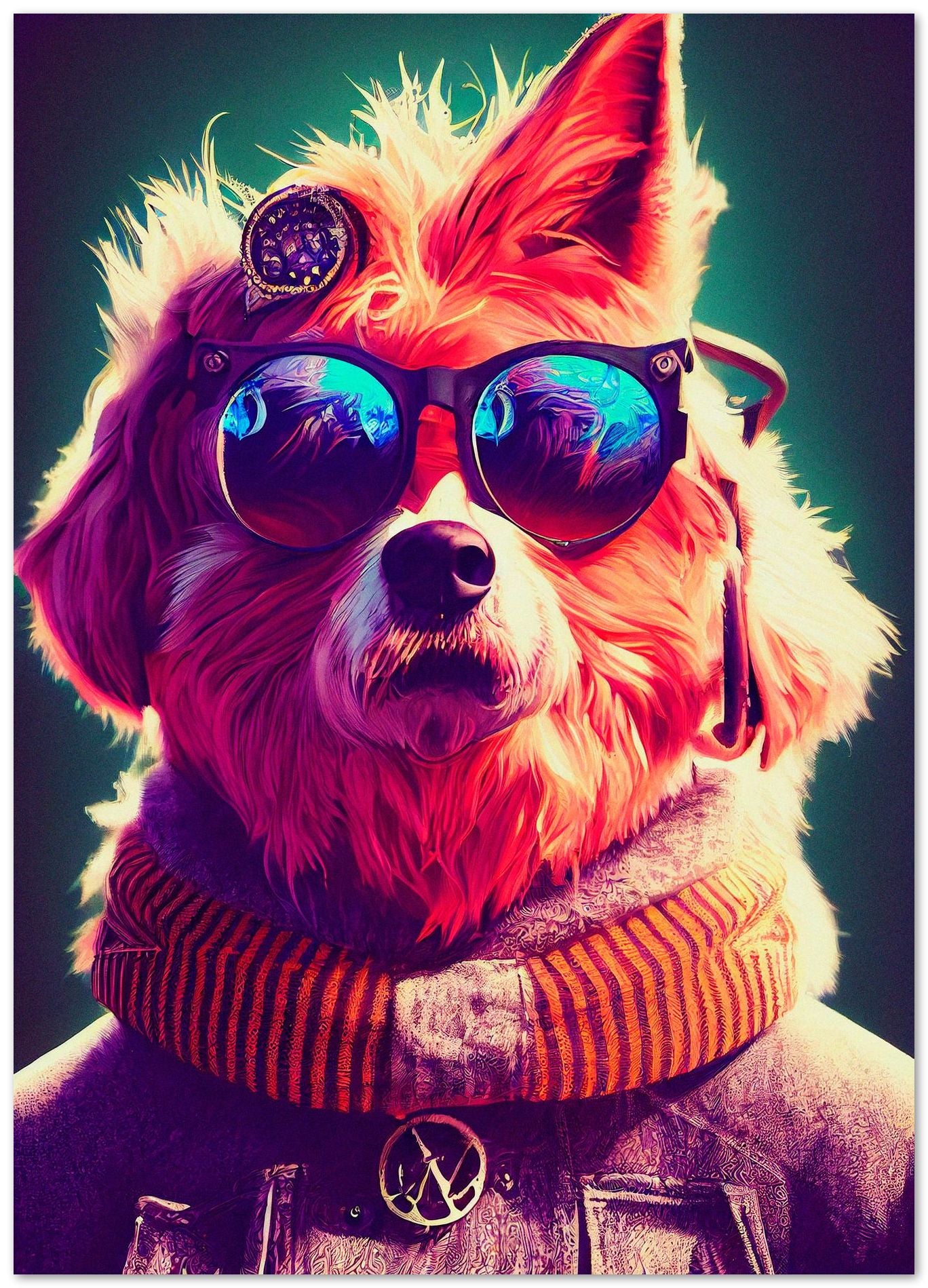 Dog atompunk - @Artnesia