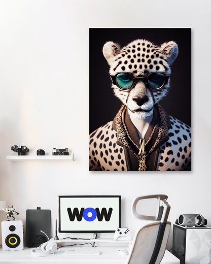 Cheetah portrait - @Artnesia