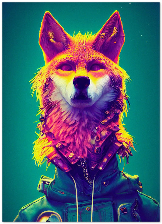 Coyote portrait - @Artnesia
