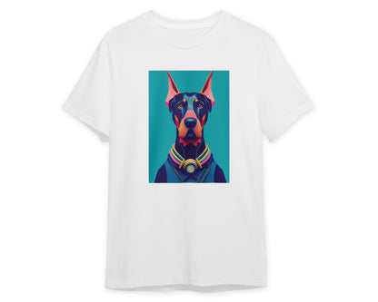 Doberman portrait - @Artnesia