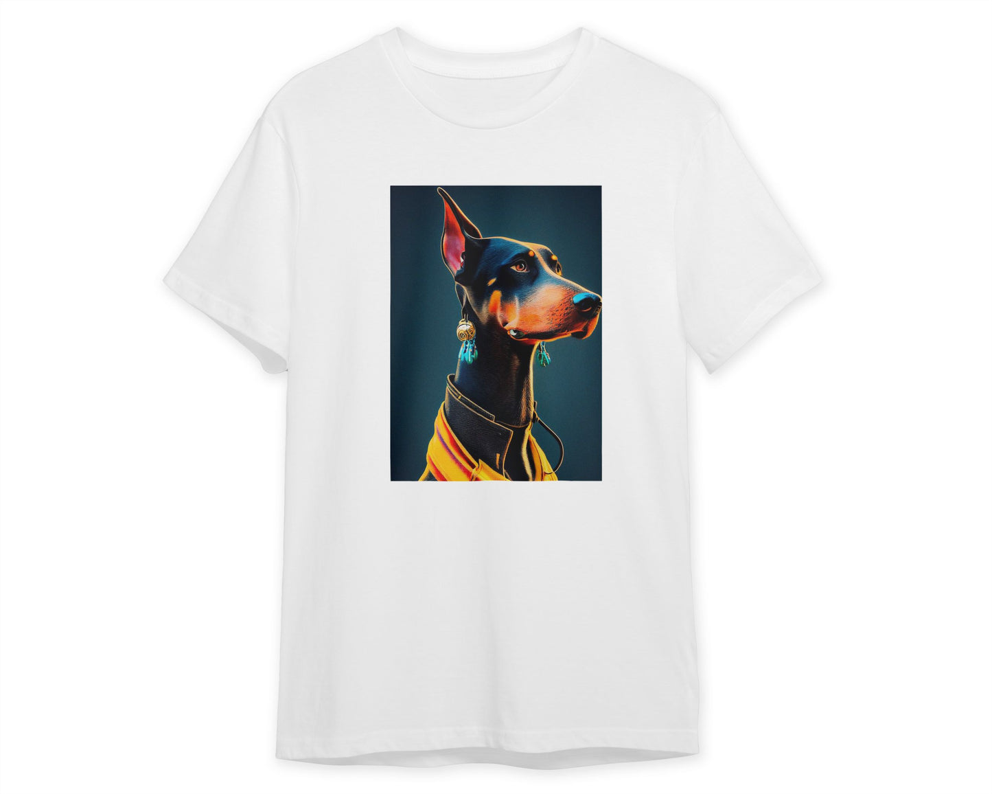 Doberman Portrait - @Artnesia