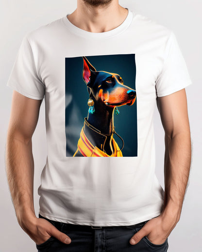 Doberman Portrait - @Artnesia