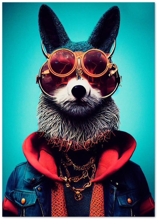 Fox portrait - @Artnesia