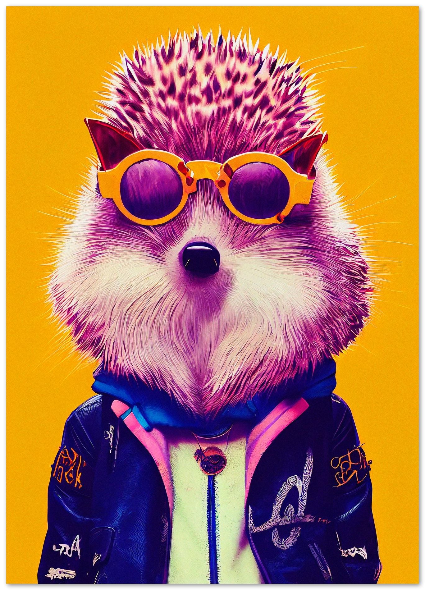 Hedgehog portrait - @Artnesia