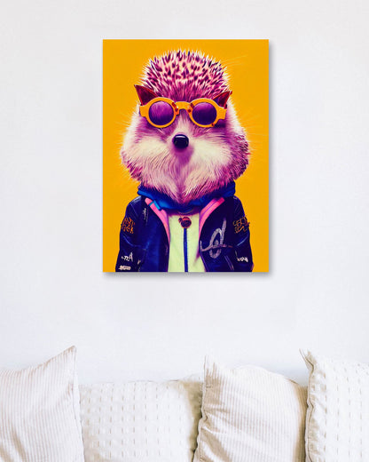 Hedgehog portrait - @Artnesia