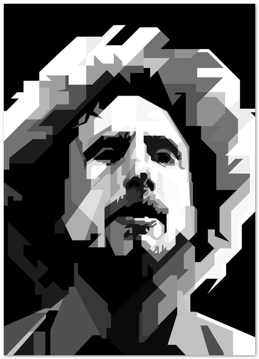 Zack De La Rocha Black White - @Artkreator