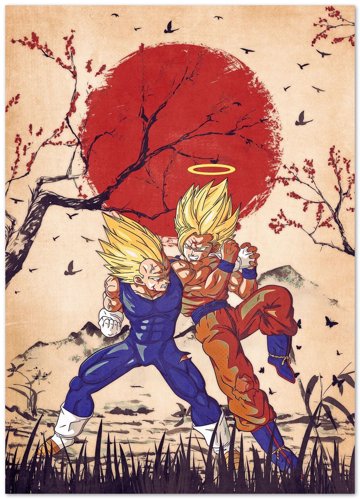 Vegeta x Goku - @ArtCreative