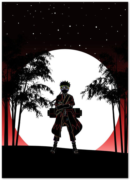 Black silhouette of the naruto - @Arthur