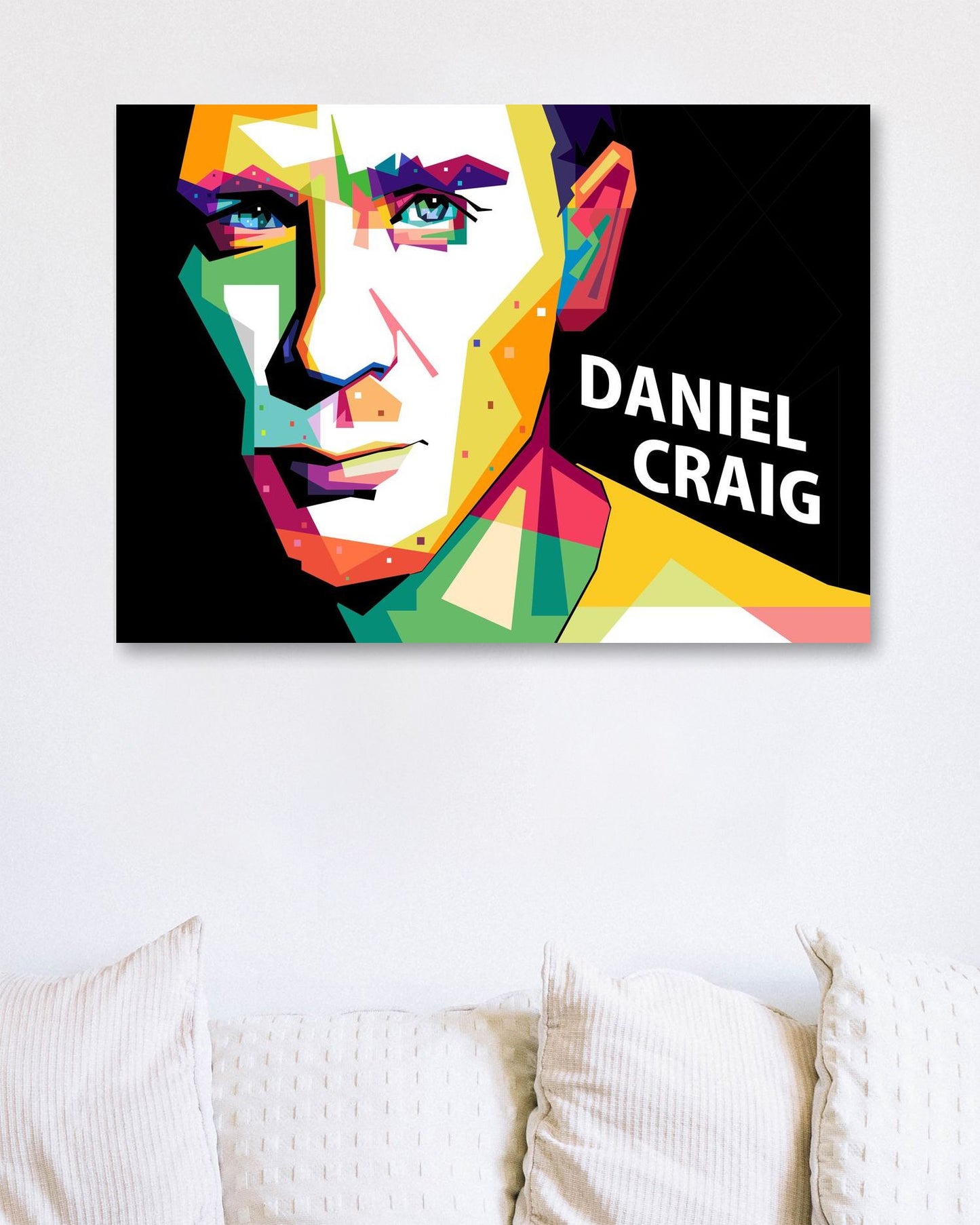 Daniel Craig  pop art - @AsranVektor