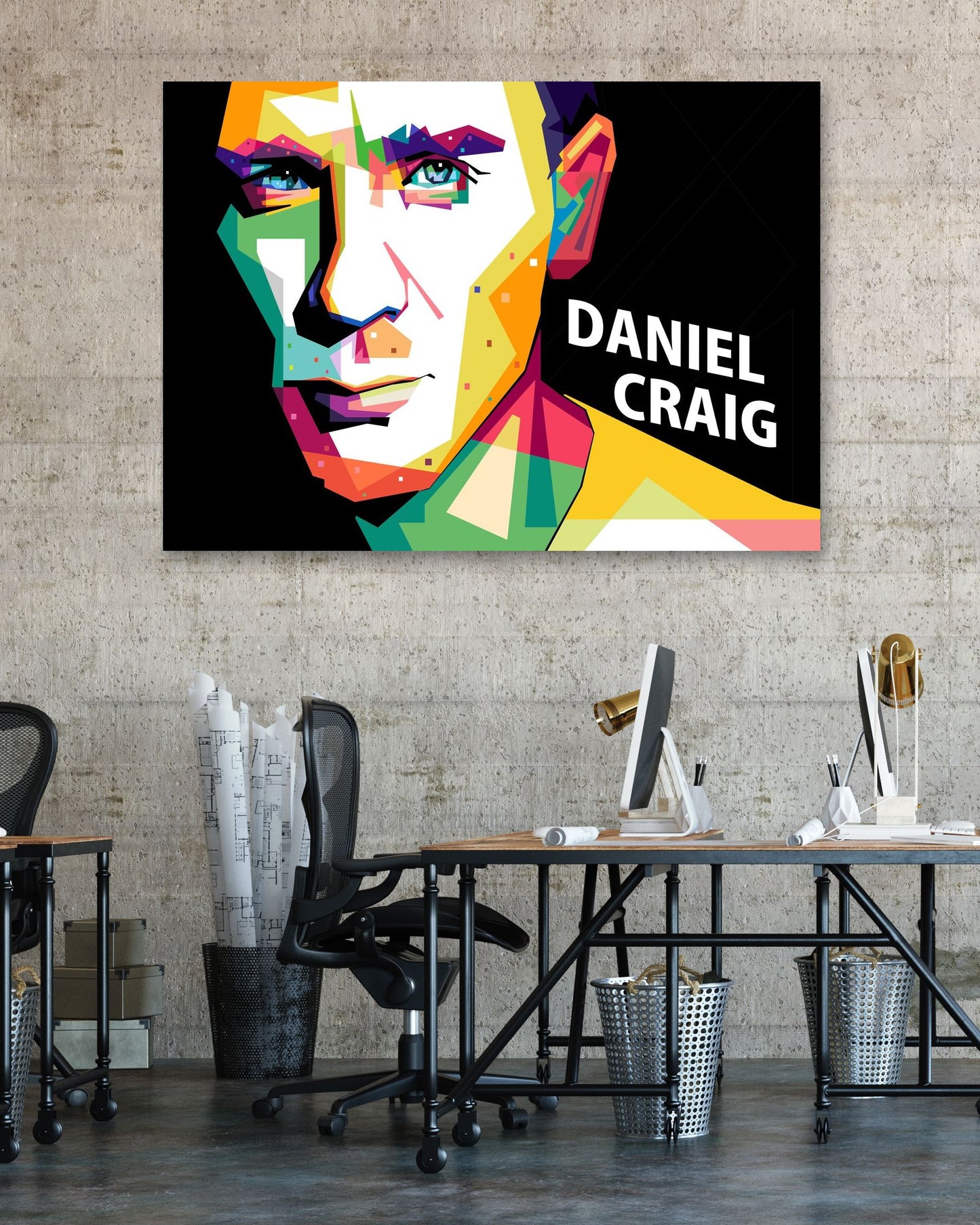 Daniel Craig  pop art - @AsranVektor