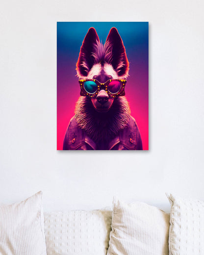Hyena portrait - @Artnesia