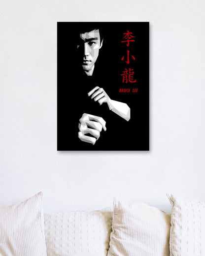 Bruce Lee Monochrome - @saufahaqqi