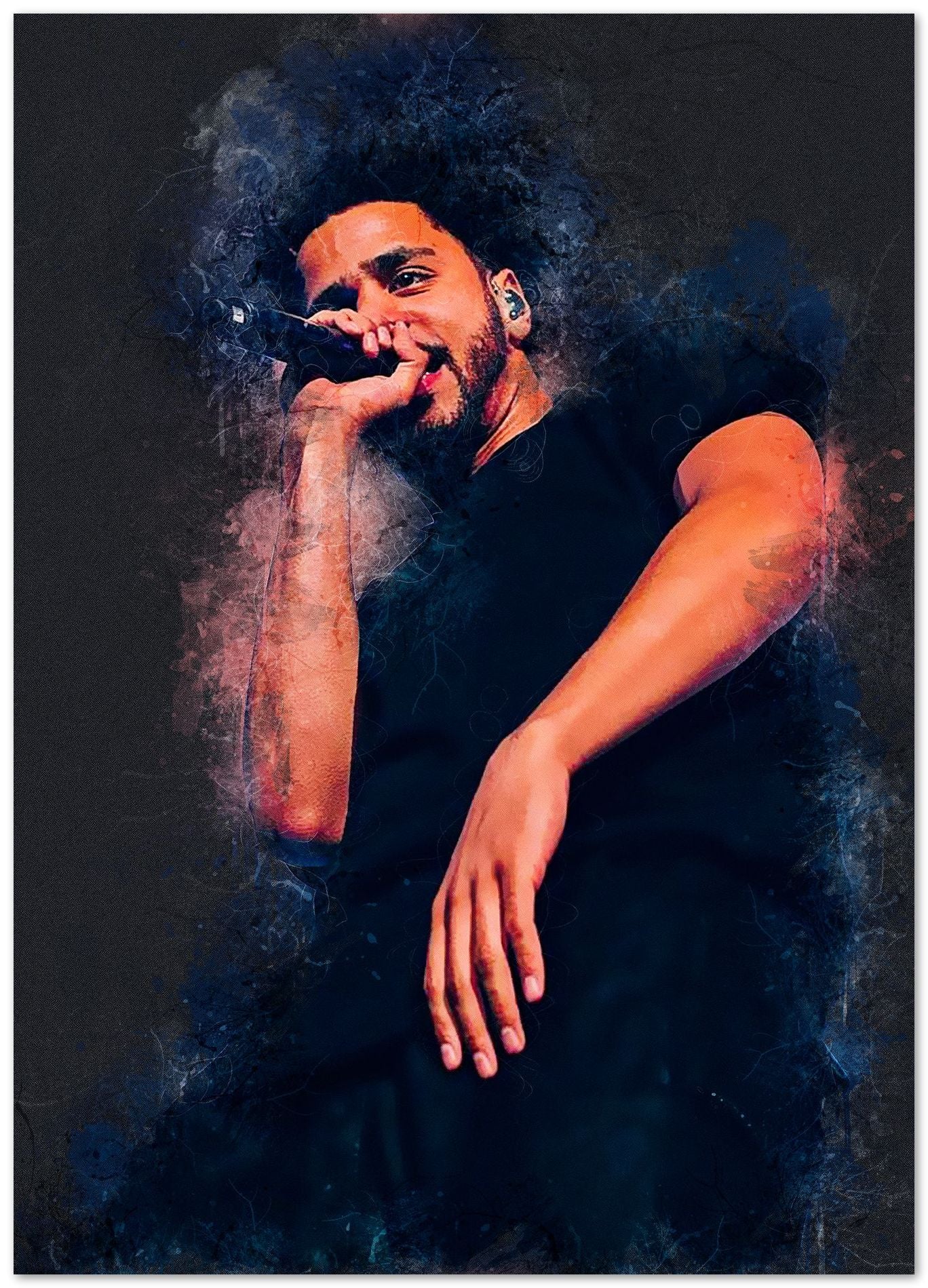 J cole - @SanAcrylicstyle