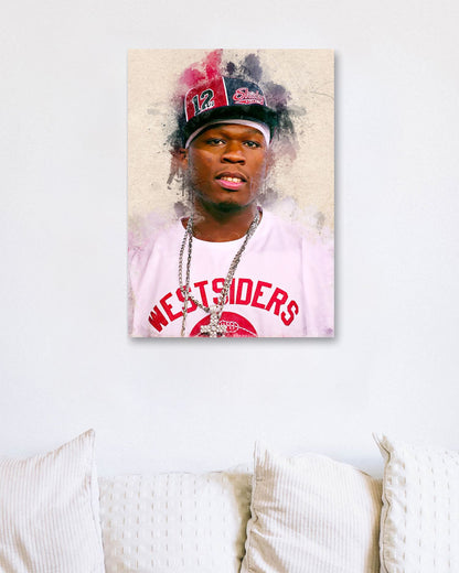 50 cent poster - @SanAcrylicstyle