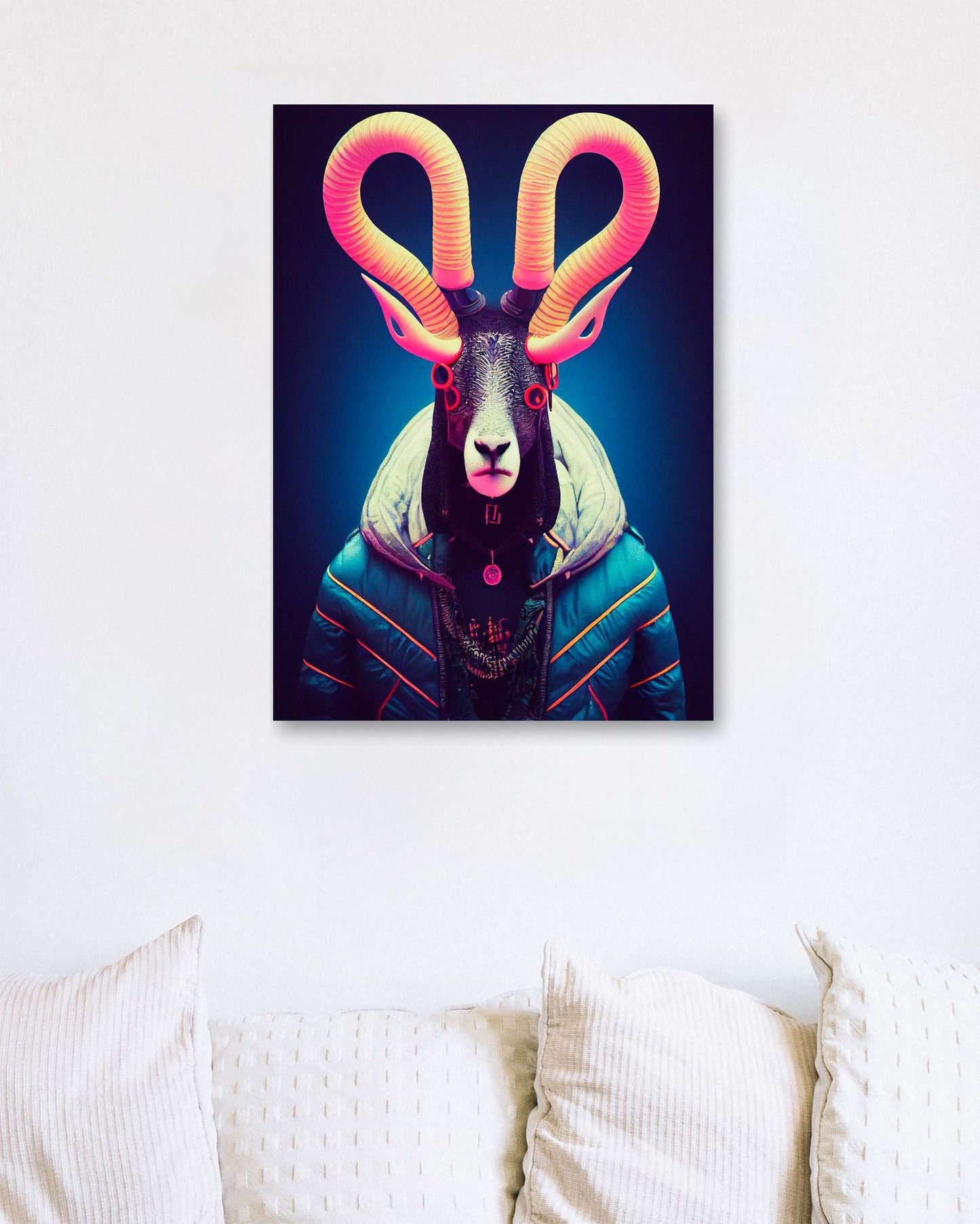 Ibex portrait - @Artnesia