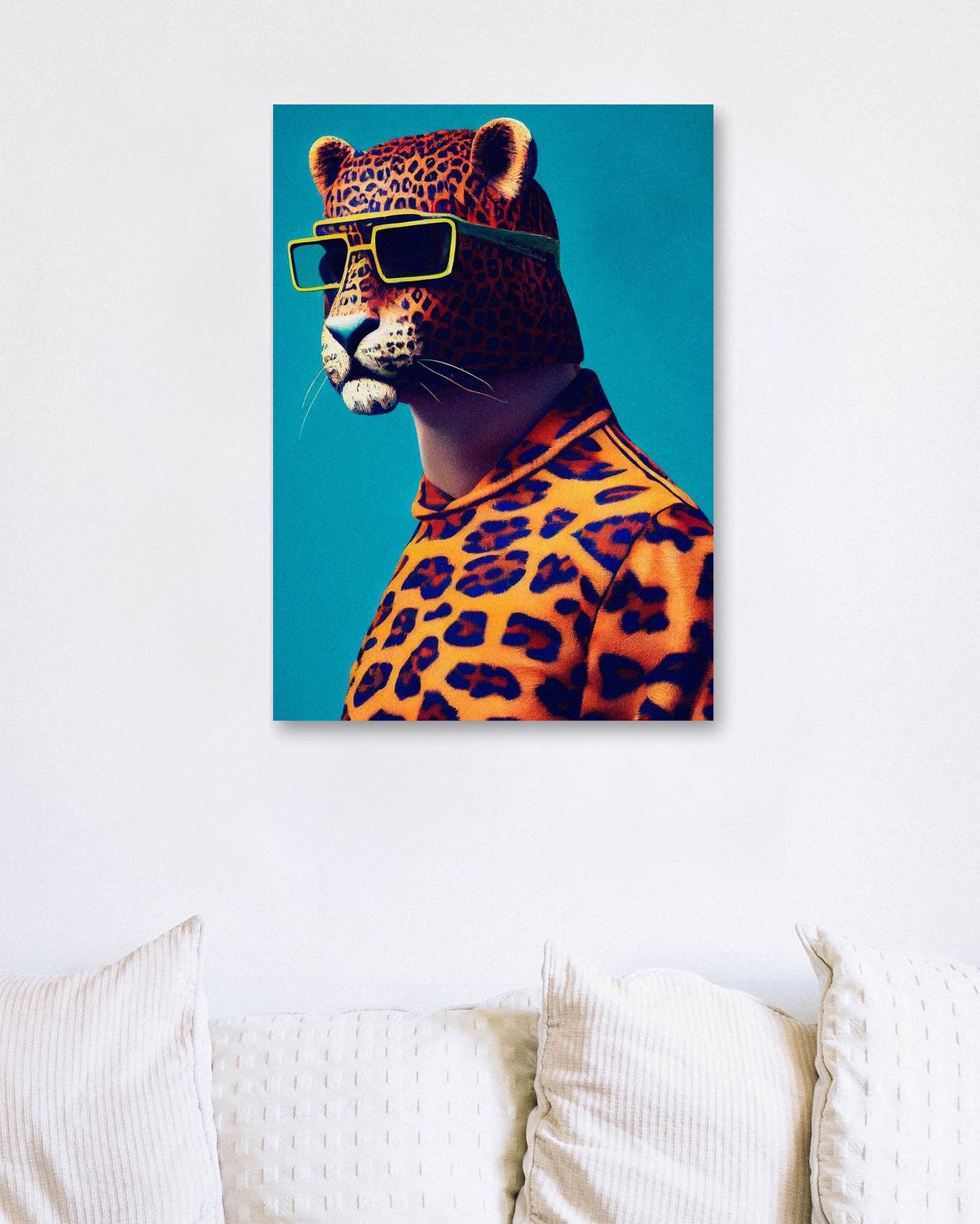 Leopard portrait - @Artnesia