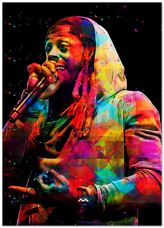 Lil Wayne colorful - @ColorfulArt