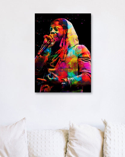 Lil Wayne colorful - @ColorfulArt