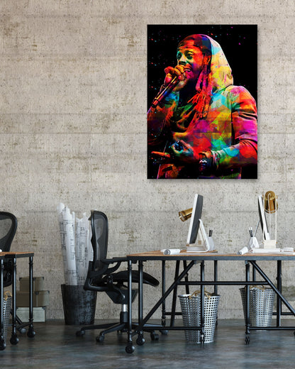 Lil Wayne colorful - @ColorfulArt
