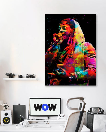 Lil Wayne colorful - @ColorfulArt