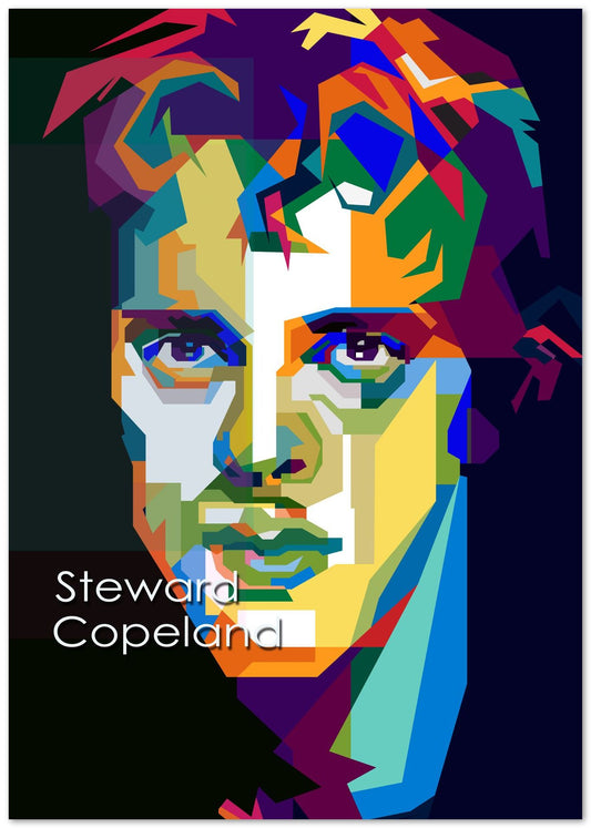 Steward Copeland Pop Art WPAP - @Artkreator