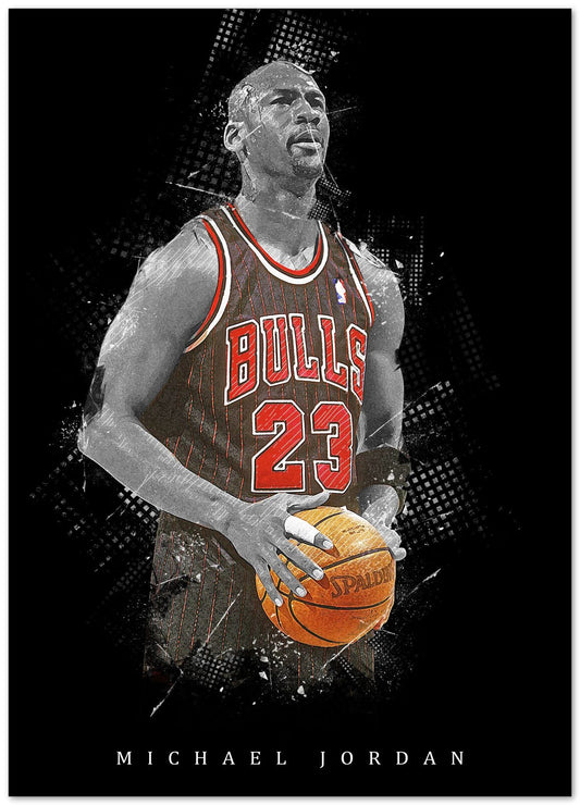 Michael Jordan abstract - @SanDee15