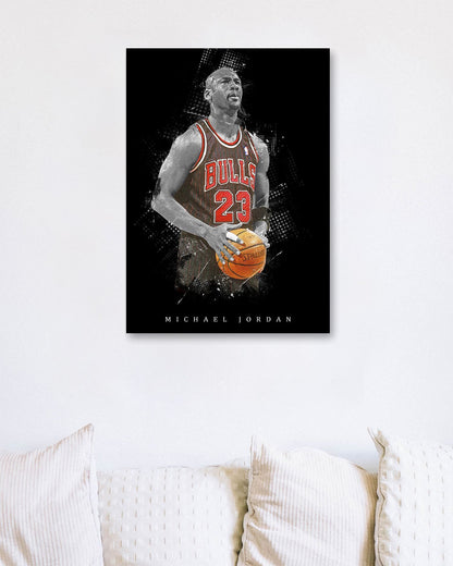 Michael Jordan abstract - @SanDee15