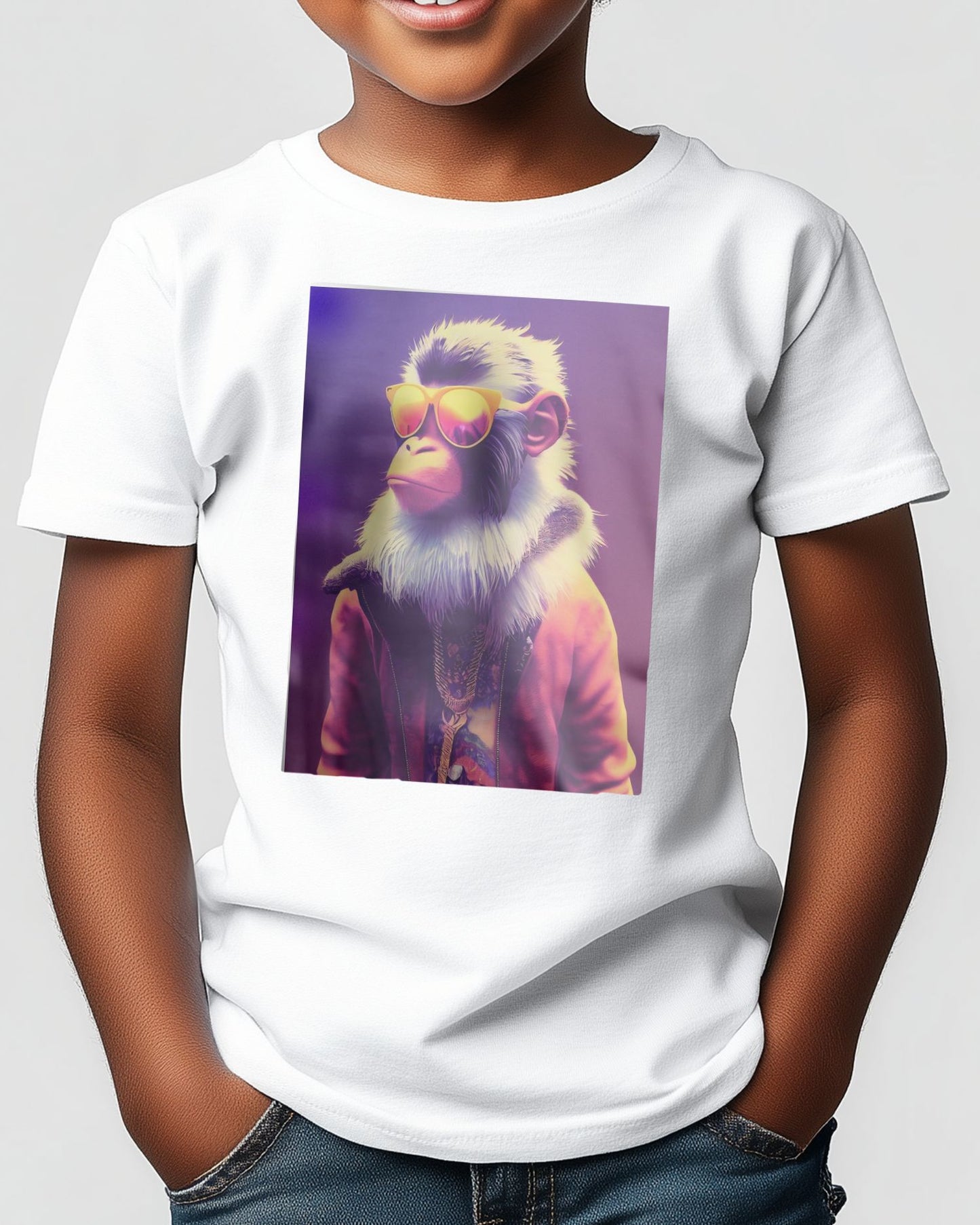 Cool monkey portrait - @Artnesia