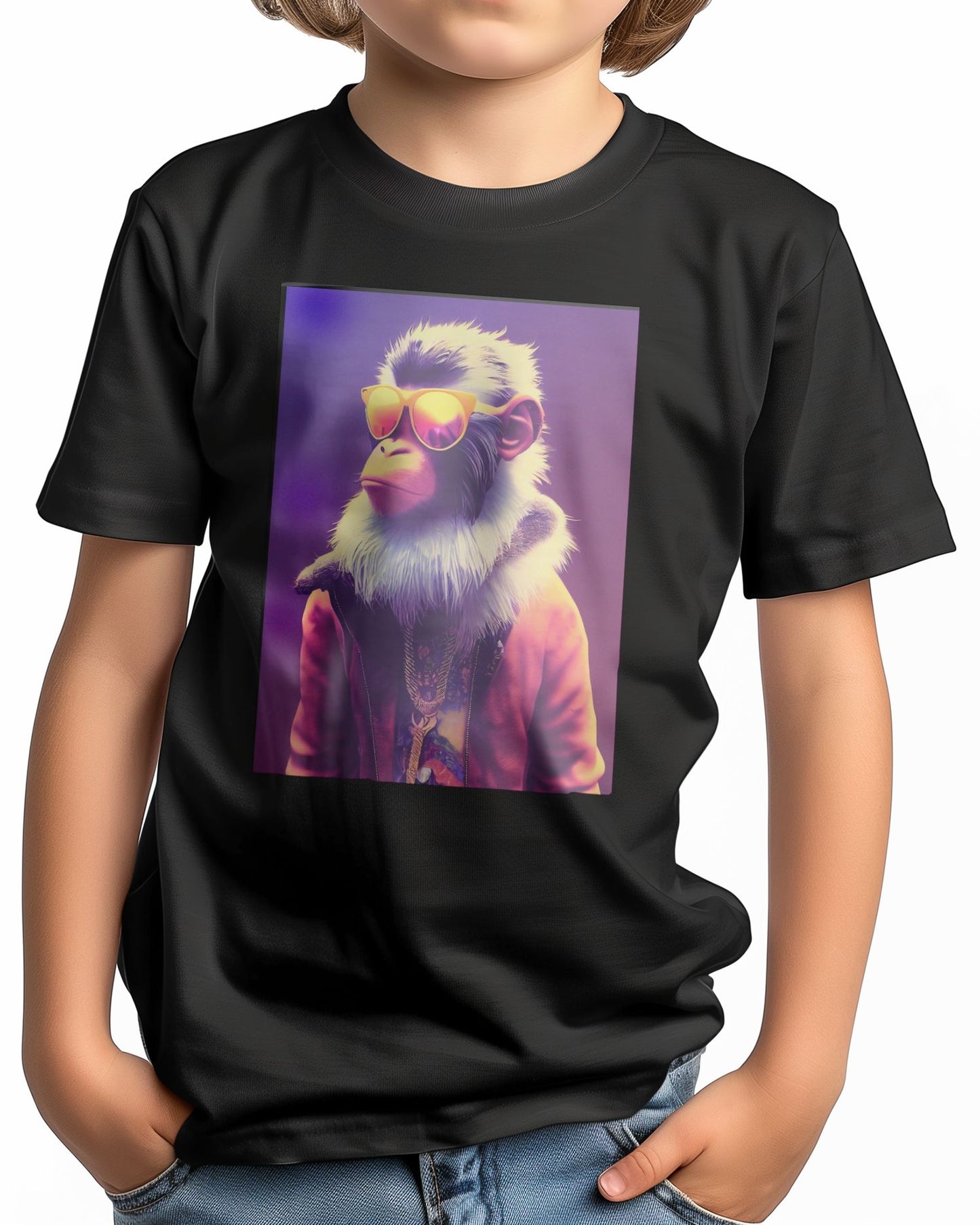 Cool monkey portrait - @Artnesia