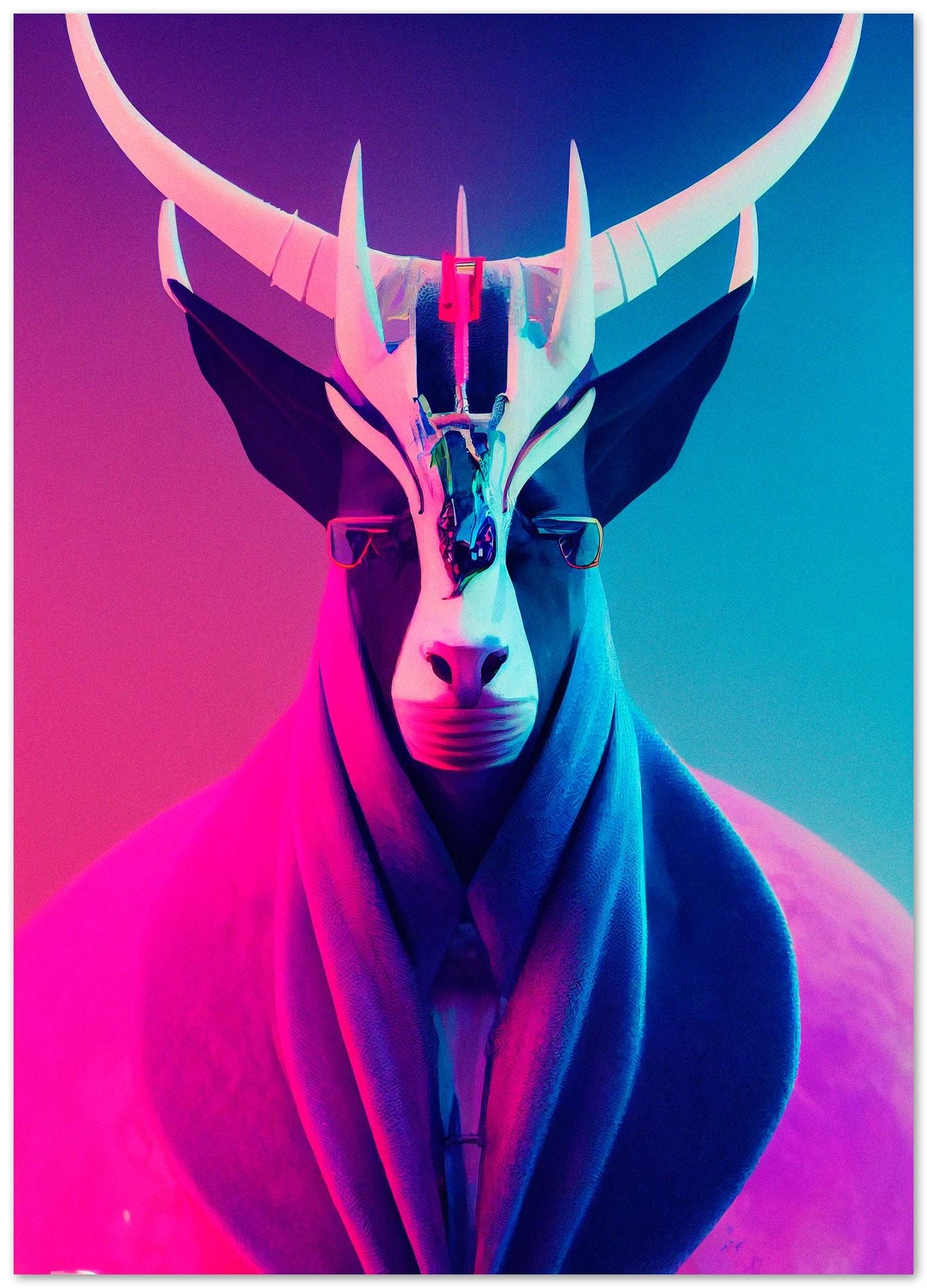 Oryx portrait - @Artnesia