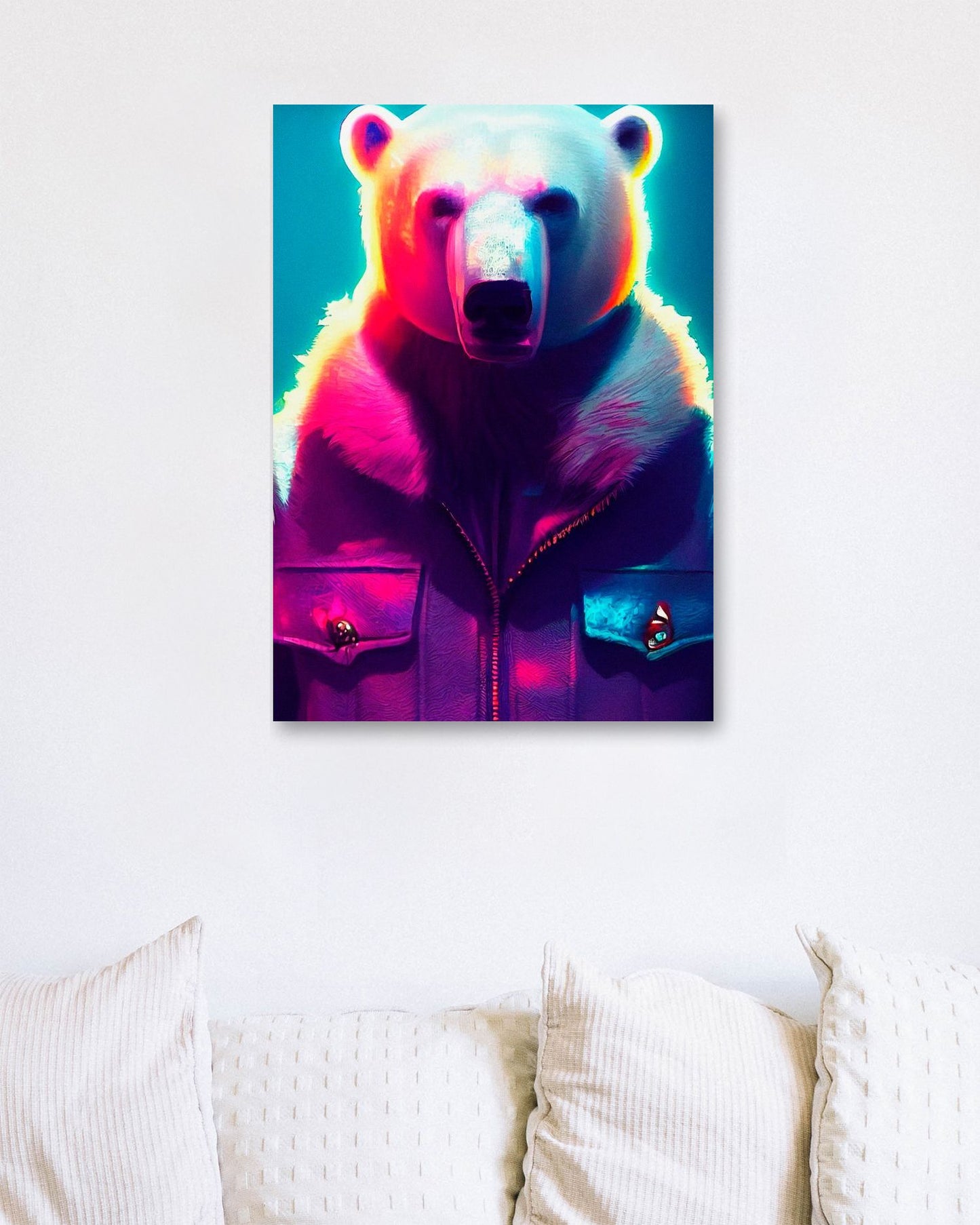 Polar bear portrait - @Artnesia