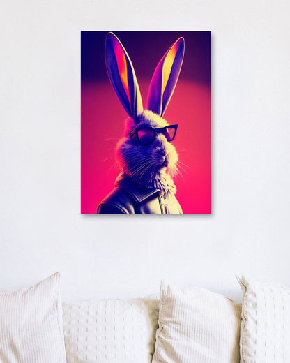 Rabbit portrait - @Artnesia