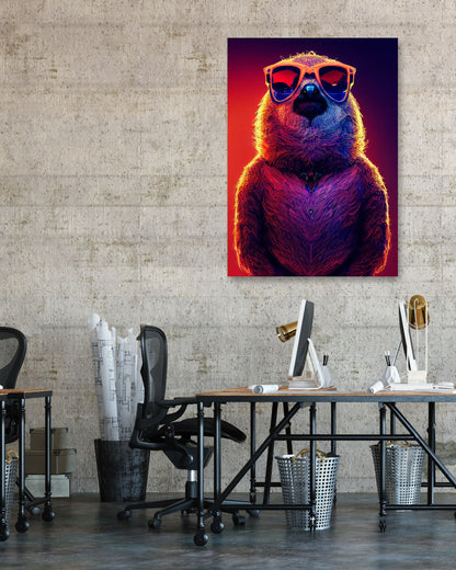 Sloth portrait - @Artnesia