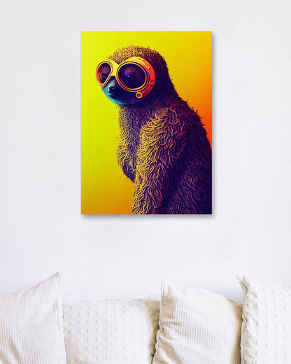 Cute sloth portrait - @Artnesia