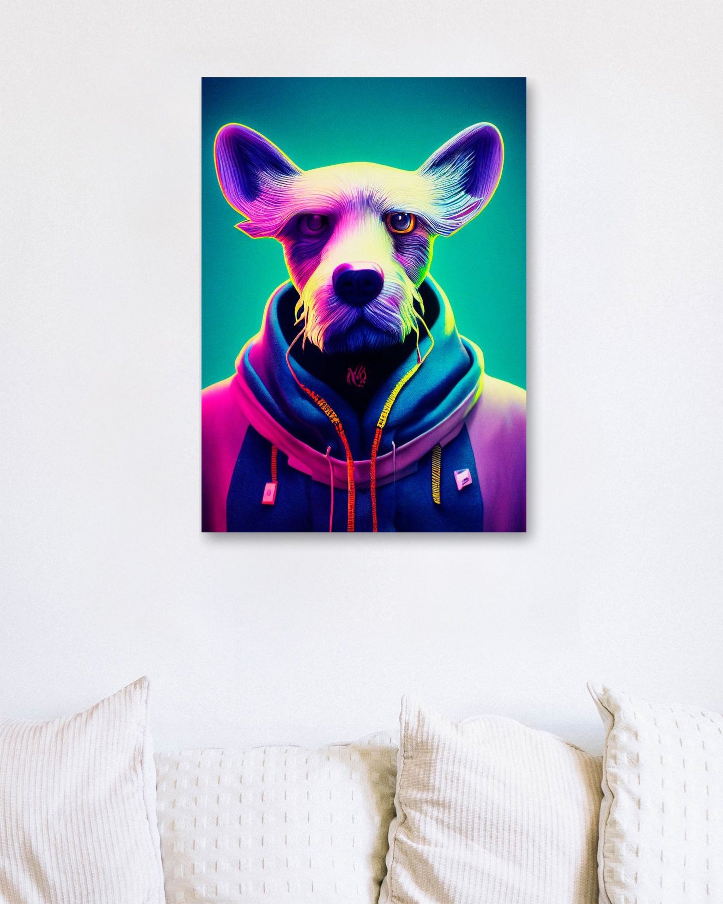 Wild dog portrait - @Artnesia