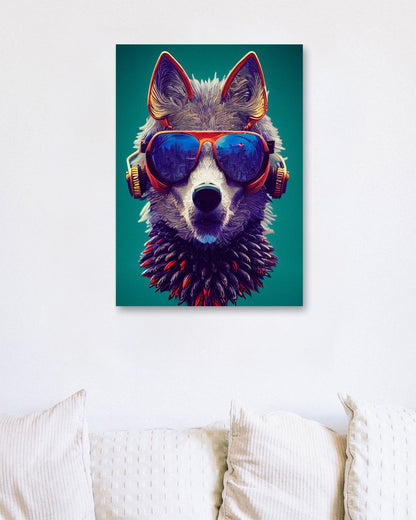 Wolf portrait - @Artnesia