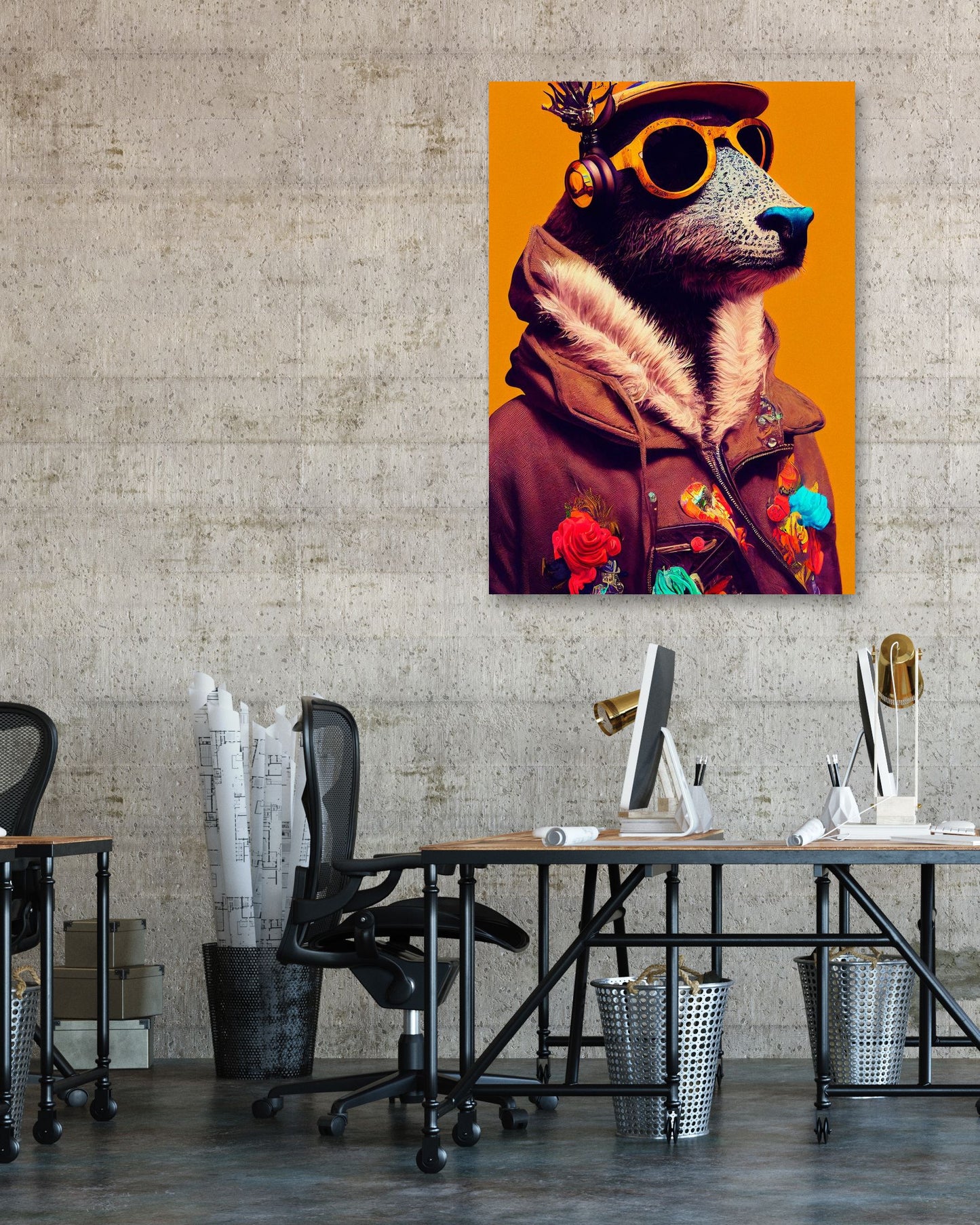 Cool dog portrait - @Artnesia