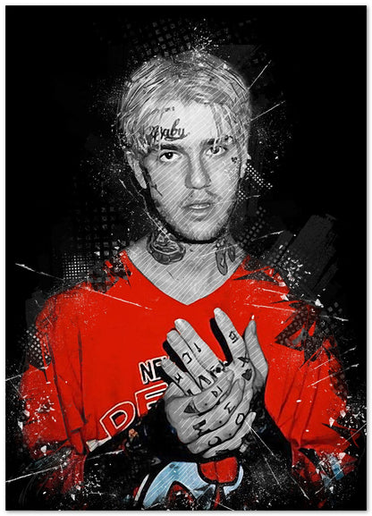 Lil peep abstract - @SanDee15