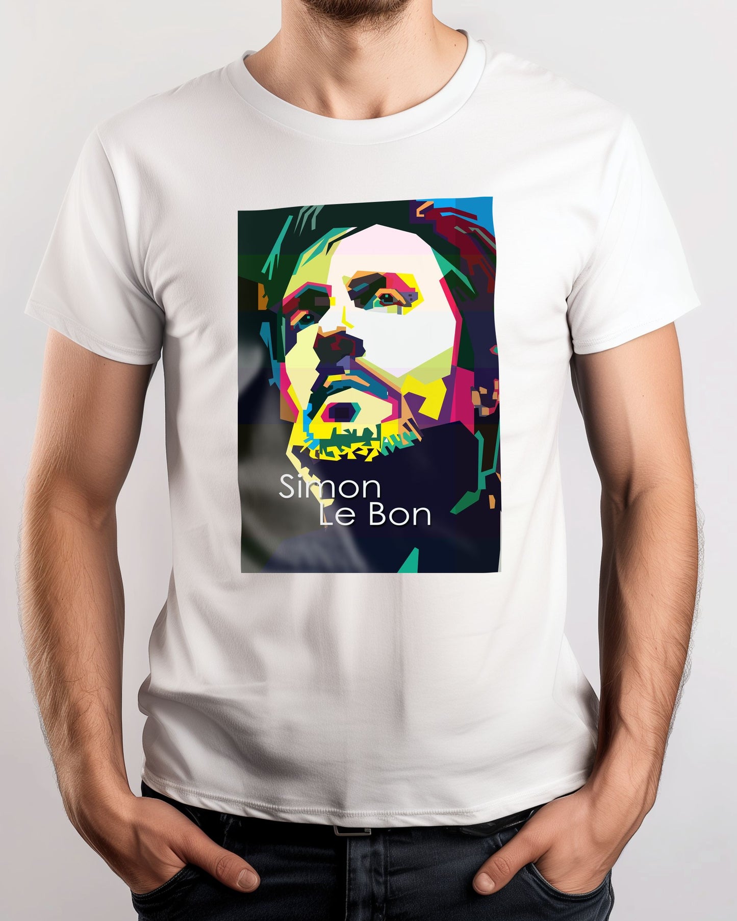 Simon Lebon Pop Art WPAP - @Artkreator