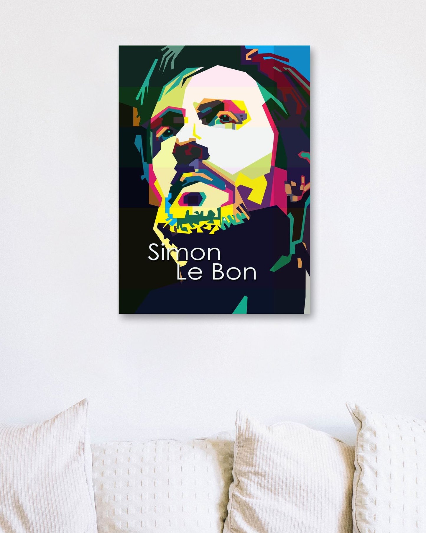 Simon Lebon Pop Art WPAP - @Artkreator