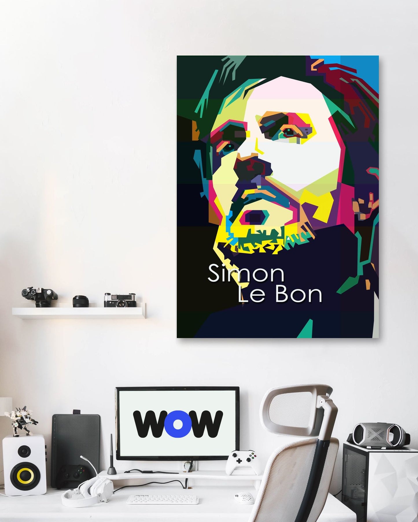 Simon Lebon Pop Art WPAP - @Artkreator