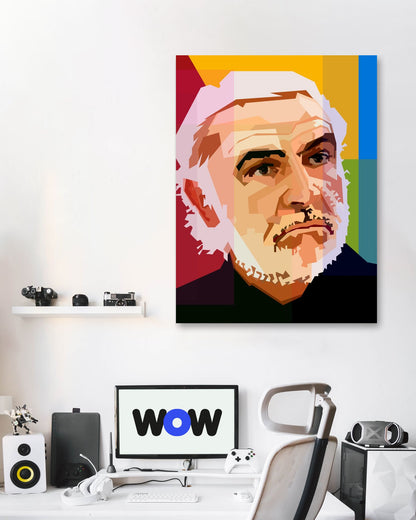 Sean Connery Portrait - @Artkreator