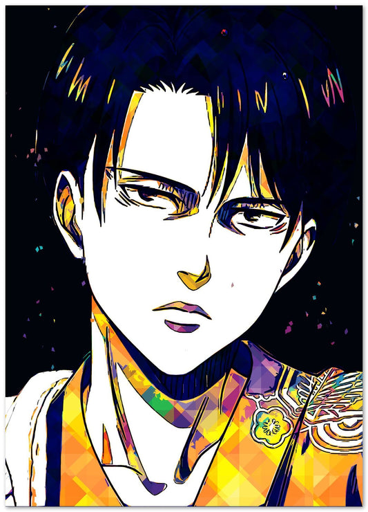 Levi Ackerman Attack On Titan - @ColorfulArt