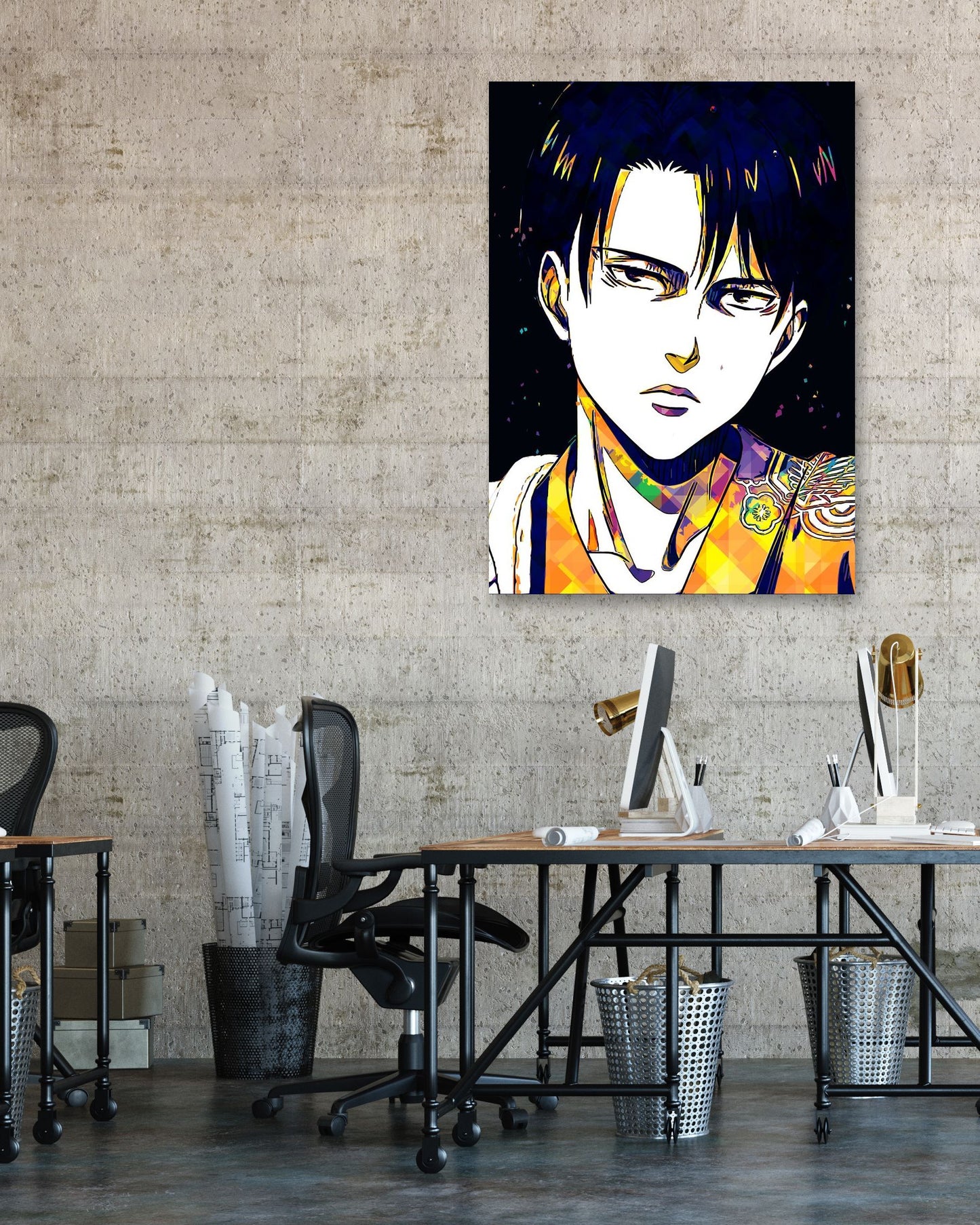 Levi Ackerman Attack On Titan - @ColorfulArt