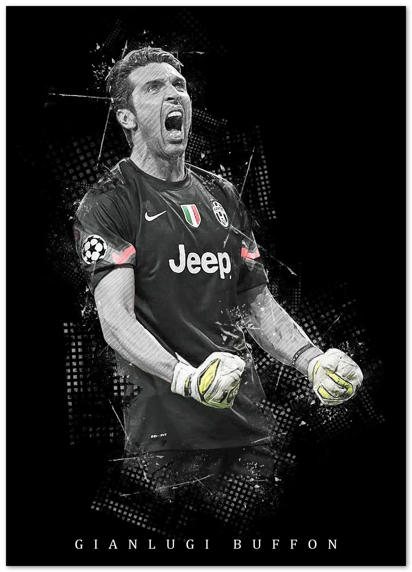 Gianlugi buffon abstract - @SanDee15