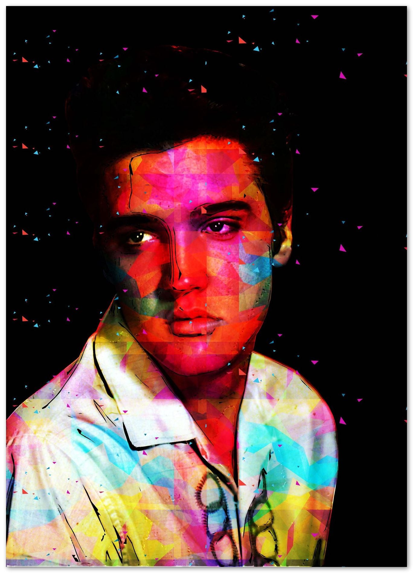 Colorful Of Elvis Presley  - @ColorfulArt