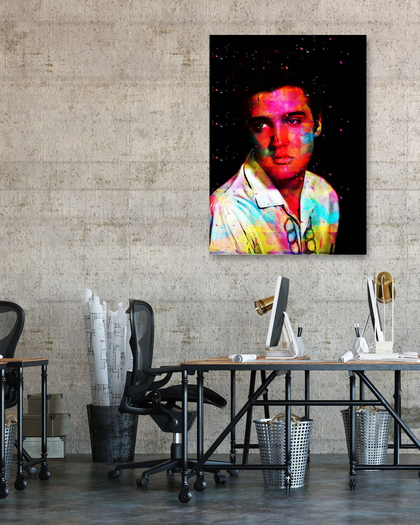 Colorful Of Elvis Presley  - @ColorfulArt